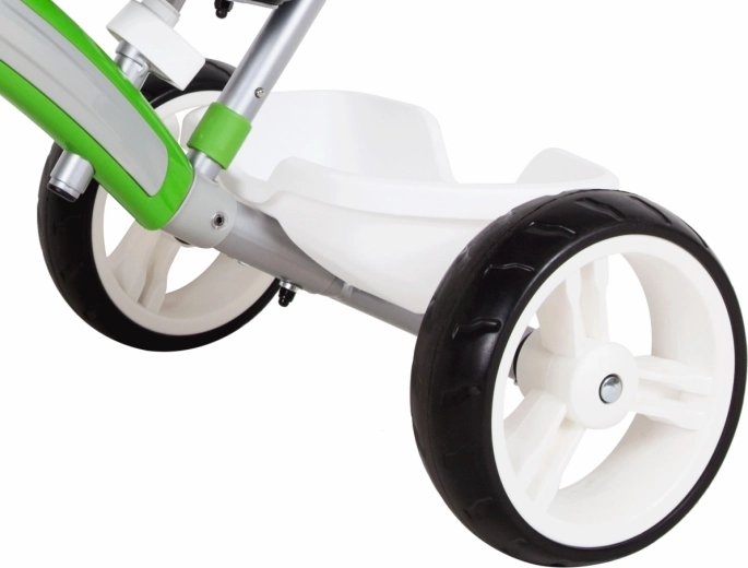 Ruedas EVA resistentes y chasis estable de triciclo
