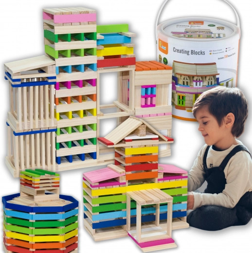 Bloques de construcción de madera Viga – Edificios