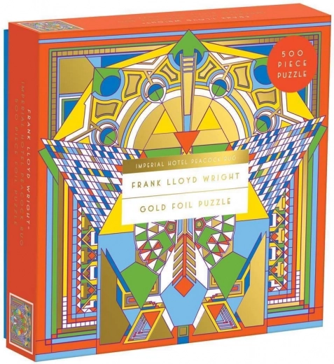 Puzle metalizado Frank Lloyd Wright – Hotel Imperial 500 piezas