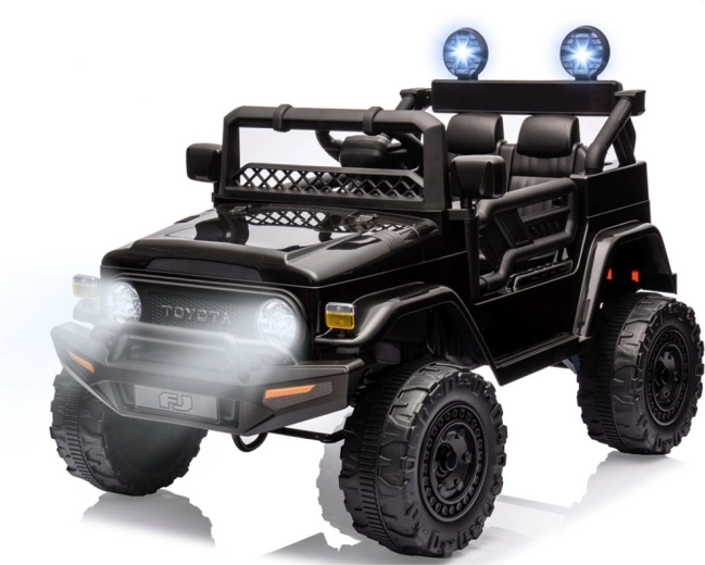 Milly Mally Toyota FJ Cruiser negro coche eléctrico para niños