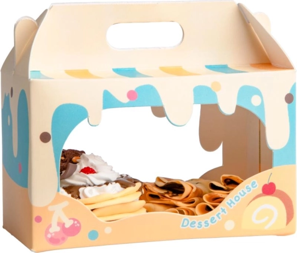 Transporte fácil y embalaje de regalo para postres