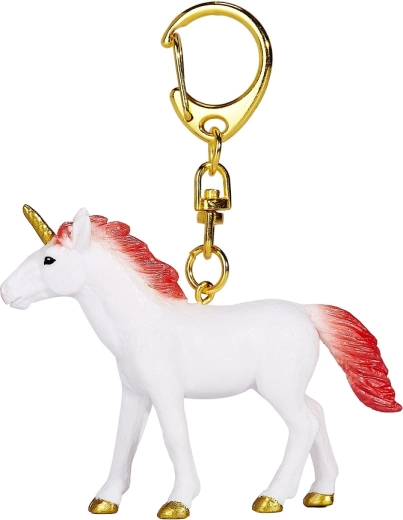 Llavero Mojo unicornio rojo