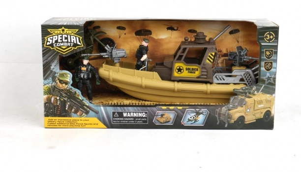 Set de juego militar Patrulla en barco