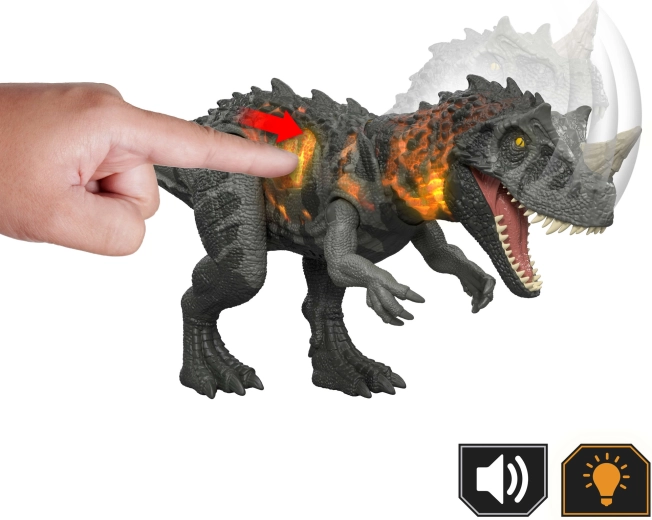 Ataque con la mandíbula y rugido a la orden