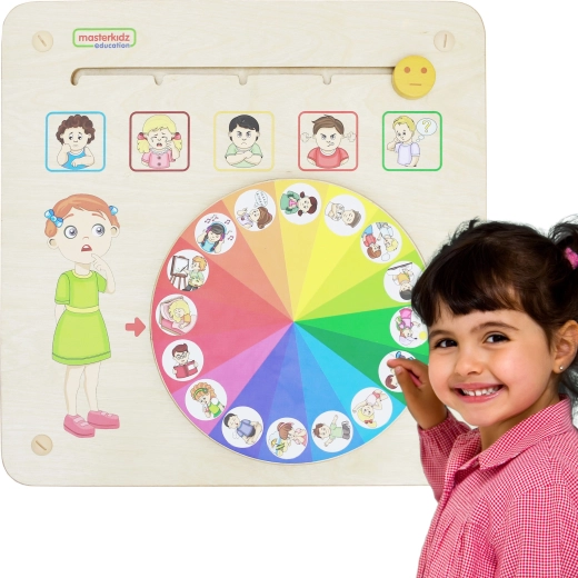 Tablero educativo Montessori Masterkidz para trabajar las emociones