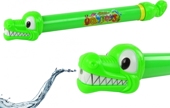 Pistola de agua Cocodrilo 45 cm verde jardín