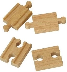 Trenes Babu – conectores de vías 4+4 uds.