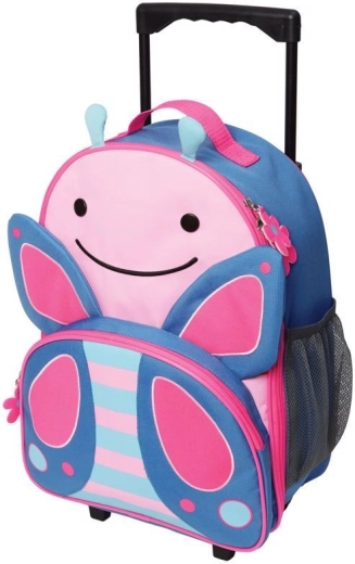 Skip Hop Zoo maleta infantil de viaje Mariposa con ruedas
