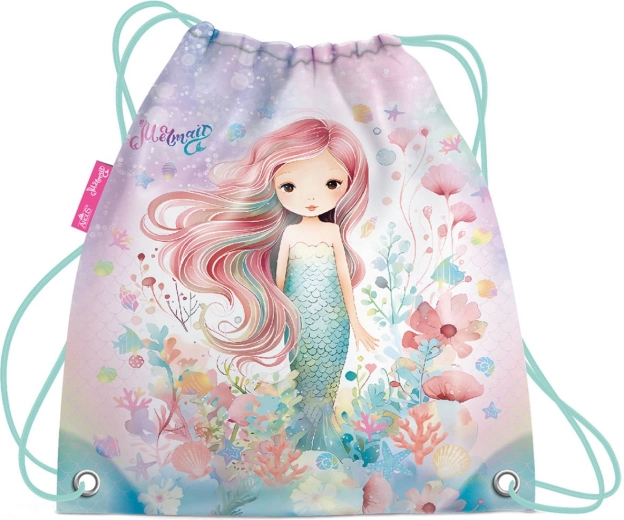 Bolsa escolar para zapatillas Mermaid (sirena) - 1 pieza