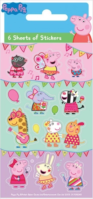 Pegatinas Peppa Pig carnaval