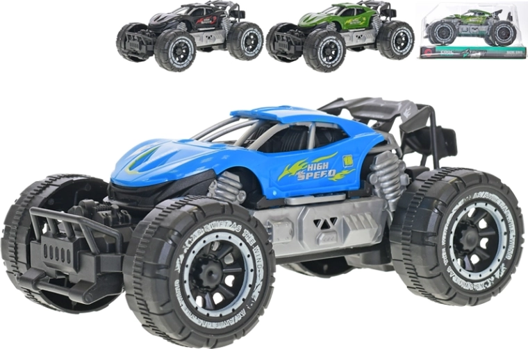 Auto buggy de inercia – cochecito de plástico 16 cm
