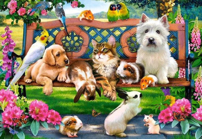 Puzle de 1000 piezas – Animales en el parque