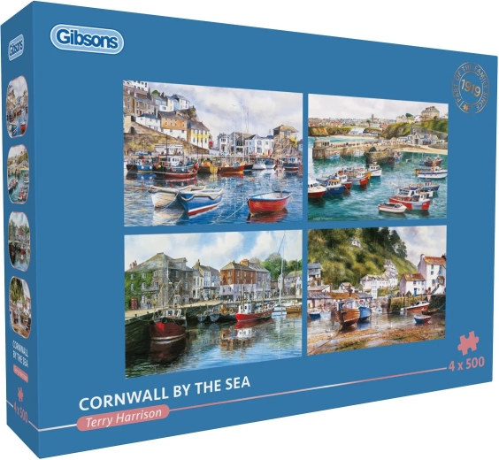 GIBSONS puzzle Cornualles junto al mar – 4×500 piezas