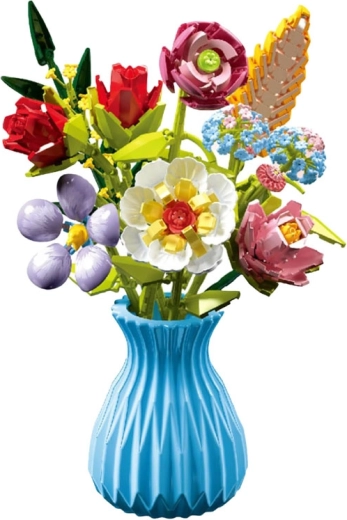 Ramo creativo de 8 tipos de flores