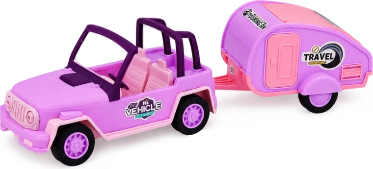 Coche y caravana para viajes de aventura