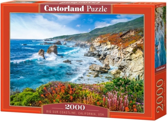 Puzle de 2000 piezas Bahía Big Sur California