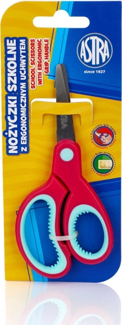 Tijeras ergonómicas Astra con regla