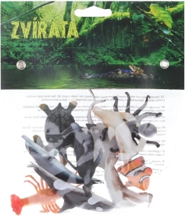 Animales marinos – set de 10 figuras de plástico en bolsa