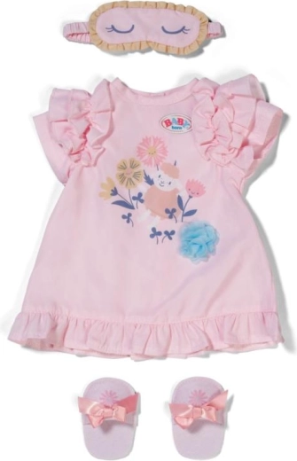 Camisón nocturno y accesorios para muñecas 43 cm BABY born