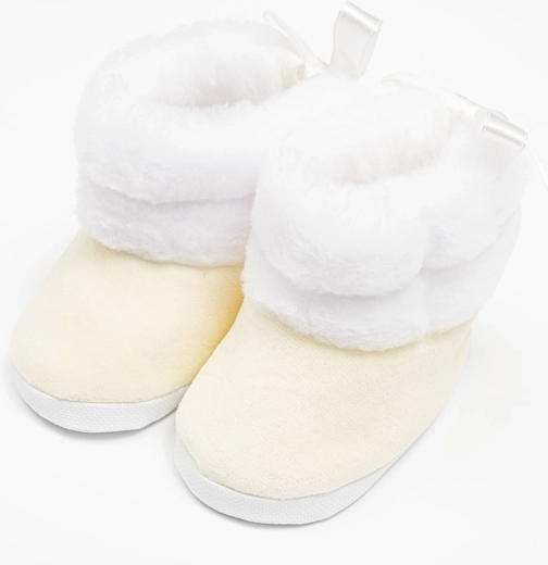 Botitas/boots de invierno para bebé NEW BABY beige (3–6 meses)