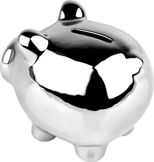 Acabado plateado con brillo de espejo