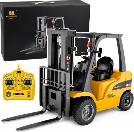 Carretilla elevadora RC Huina 1:14 con control remoto - 1 unidad