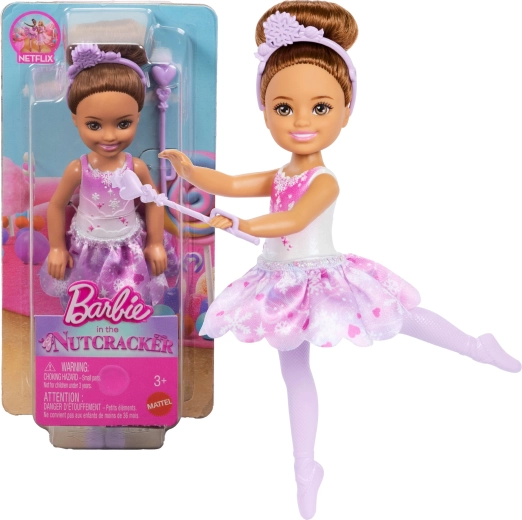 Barbie Chelsea hada de nieve bailarina de ballet de Barbie en El Cascanueces - 1 pieza