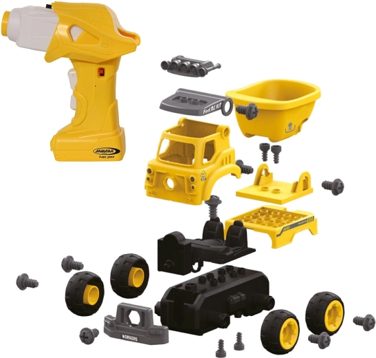 Kit RC First de Jamara, volquete con destornillador, 27 piezas