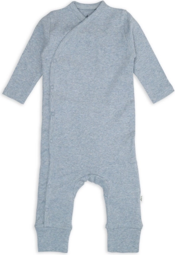 Lodger mono infantil de algodón orgánico Melange blue fogg talla 56