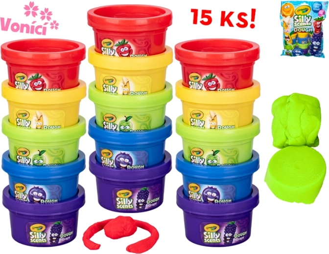 Crayola masa para moldear con aroma a frutas – set de 15 botes