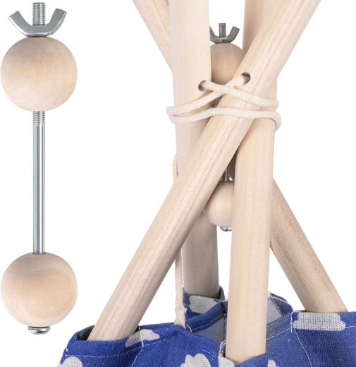 Estabilizador de madera para tipi infantil Nukido