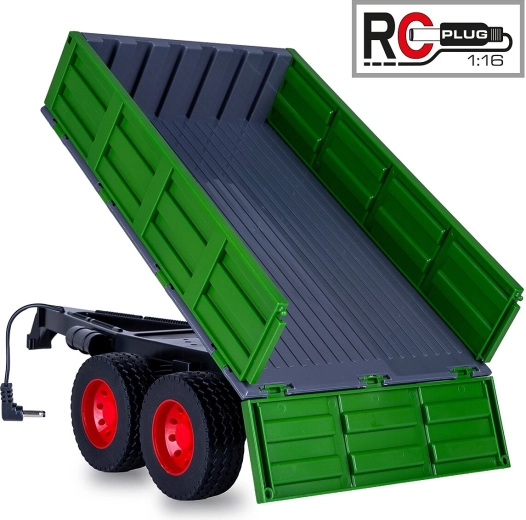 Remolque basculante para tractor RC JAMARA 1:16 naranja