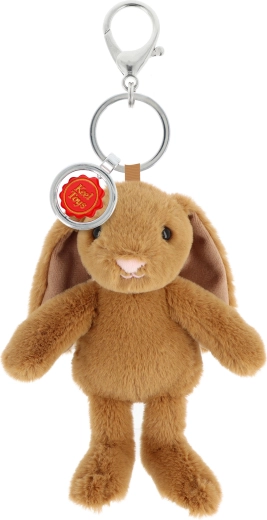 Llavero de peluche Keeleco conejito crema Mundo Mágico 14 cm