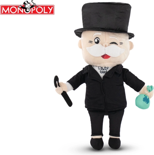 Peluche Mr. Monopoly de Monopoly, 31 cm (desde el nacimiento)