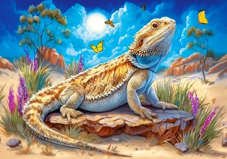 Puzzle Rey Lagarto 500 piezas CASTORLAND