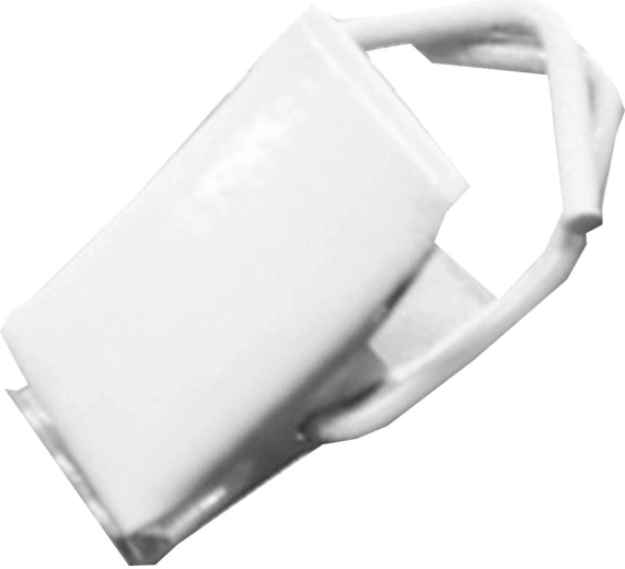 Pinzas metálicas para cortinas, blancas (25 uds.)