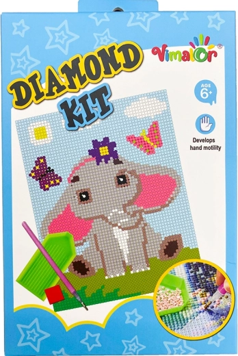 Pintura con diamantes – elefante bebé