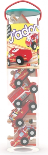 Set de juego con vías bomberos 16 piezas J’adore