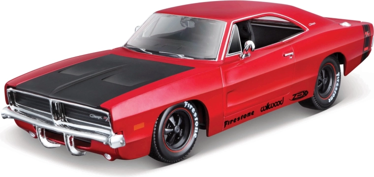Maisto Dodge Charger R/T 1969 rojo 1:25