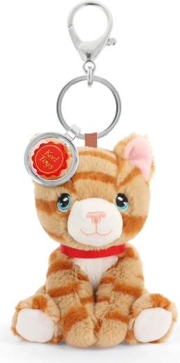 Keeleco colgante para bolso de gato pelirrojo 12 cm