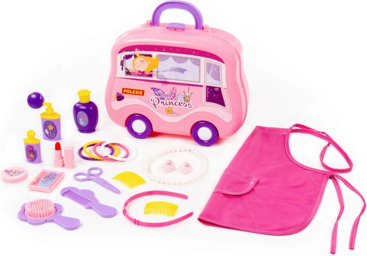 Set de cosmética infantil Little Princess en maleta con ruedas