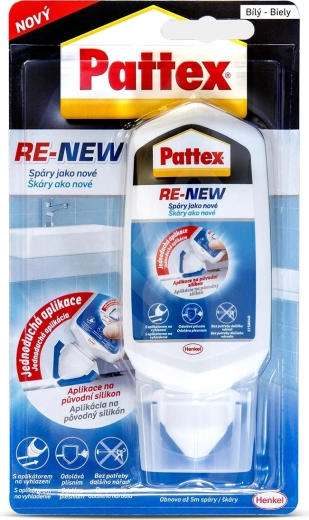 Silicona reparadora blanca 80 ml PATTEX RE-NEW