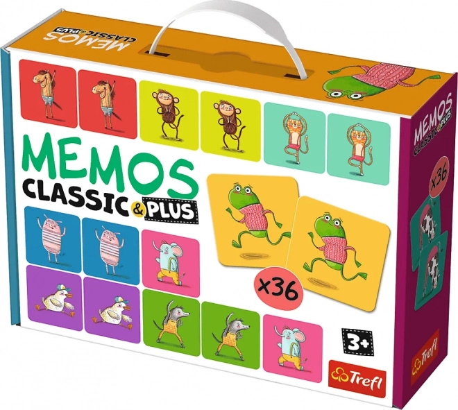 Pexeso Classic Plus Animalitos en movimiento 3 en 1
