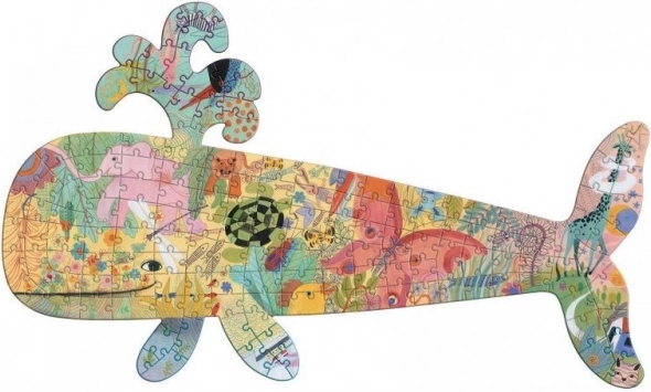 Puzzle de contorno ballena