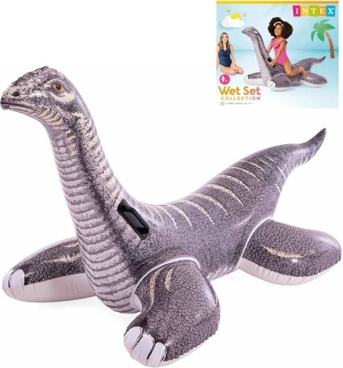 Brontosaurio inflable Intex para el agua con asas