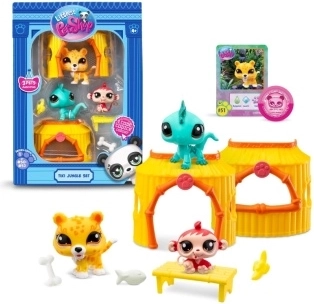 Littlest Pet Shop Jungla 3 animalitos