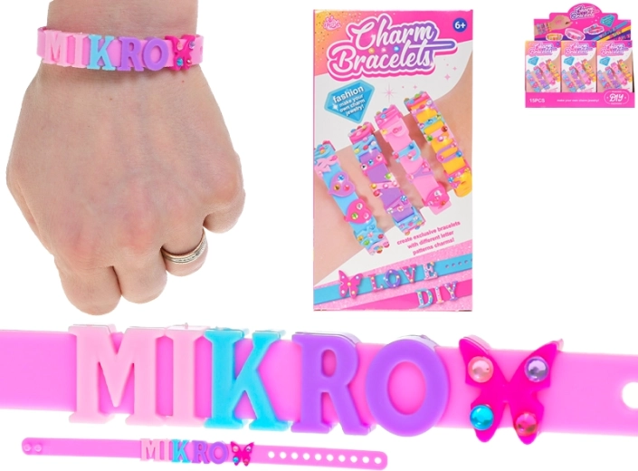 Set creativo para hacer pulseras en cajita