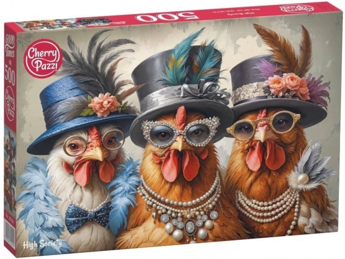 Puzzle Cherry Pazzi alta sociedad 500 piezas