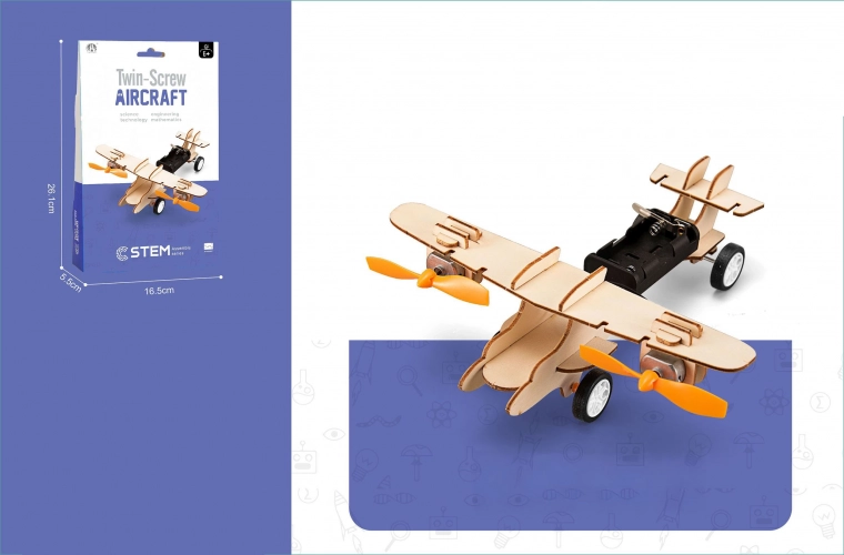 Kit de construcción de avión para niños 6+ Wiky