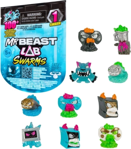 Figura sorpresa en bolsita MRBEAST LAB SWARMS Alpha